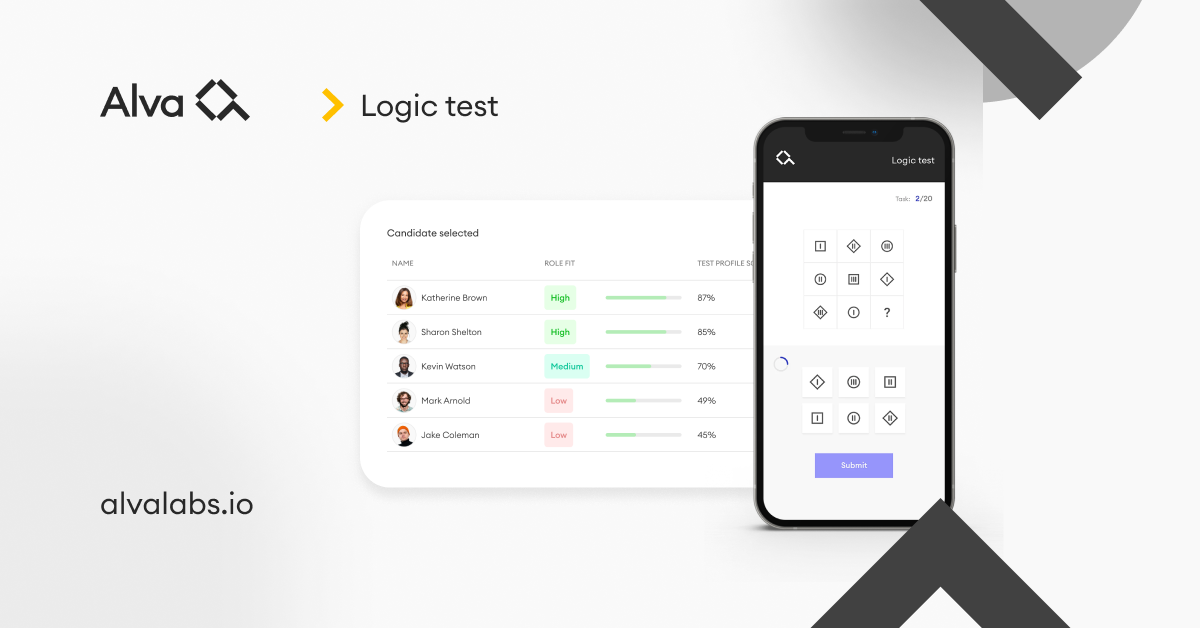 Logic test by Alva Labs | Predict job performance with psychometrics